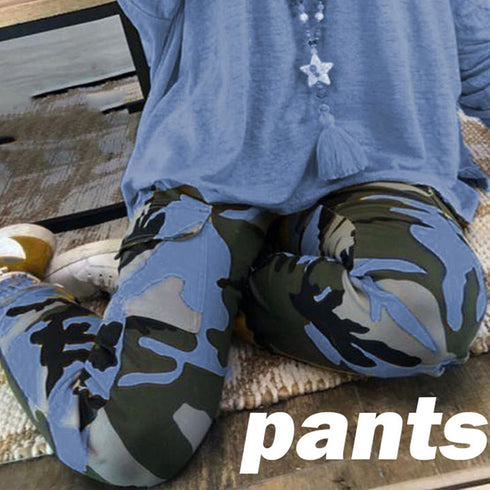 Camouflage Plus Size Casual Trousers Women New Casual Pants Women Fall Winter - ROUTINE FASHION
